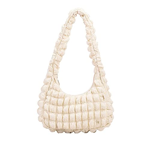 BUBEFSKD Schöne Kleine Quadratische Beutel Schulter Unterarm Handtasche Falten Cloud All Match Für Straßenspaziergang Wolkenbeutel BUBEFSKD Schöne Kleine Quadratische Beutel Schulter Unterarm Handtasche Falten Cloud All Match Für Straßenspaziergang Wolkenbeutel von BUBEFSKD