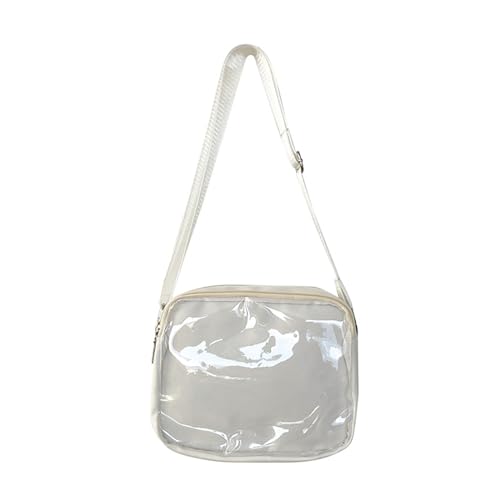 BUBEFSKD Schulmädchen Clear Schulter Handtasche Japanische Stil Frauen Transparent Crossbody Messenger Tasche Für Anime Abzeichen Display Messenger Tasche BUBEFSKD Schulmädchen Clear Schulter Handtasche Japanische Stil Frauen Transparent Crossbody Messenger Tasche Für Anime Abzeichen Display Messenger Tasche von BUBEFSKD