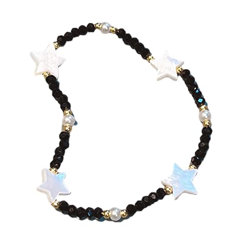 BUBEFSKD Star Perlen Armband Handgelenk Schmuck Handharzmangel Für Hochzeitsfeier Täglich Kleidung von BUBEFSKD