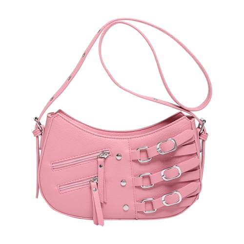 BUBEFSKD Stilvolle Frauen Kleine Handtasche Lässige Schultertasche PU Leder Crossbody Tasche Mit Verstellbarem Riemen Retro Ästhetik Tasche BUBEFSKD Stilvolle Frauen Kleine Handtasche Lässige Schultertasche PU Leder Crossbody Tasche Mit Verstellbarem Riemen Retro Ästhetik Tasche von BUBEFSKD