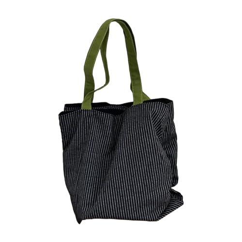 BUBEFSKD Stilvolle Leinwand Handtasche Großkapazität Umfangtasche Perfekt Zum Einkaufen Und Reisende Frauenhandtasche von BUBEFSKD