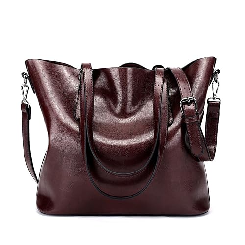 BUBEFSKD Stilvolle PU Crossbody Taschen Der Frauen Handtasche Satchel Großer Kapazitätsumhängentasche Für Tägliche Essentielle Tasche Mit Essentiellen Satchel Handtaschen Umhängetasche BUBEFSKD Stilvolle PU Crossbody Taschen Der Frauen Handtasche Satchel Großer Kapazitätsumhängentasche Für Tägliche Essentielle Tasche Mit Essentiellen Satchel Handtaschen Umhängetasche von BUBEFSKD