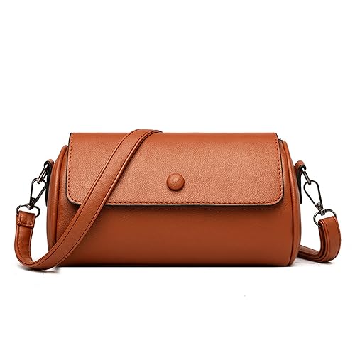 BUBEFSKD Stilvolle Umhängetasche Retro PU Crossbody Tendy Slings Bags Tasche Für Frauen Vintage Crossbody Tasche von BUBEFSKD