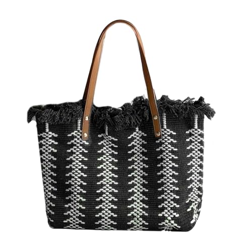 BUBEFSKD Stilvoller Und Geräumiger Leinwand Umhängetasche Vielseitiger Leinwand Messenger Tasche Mit Verstellbarem Gurt Trendy Perfekt Für Tägliche Verwendung Verstellbarer Riemenhandtasche von BUBEFSKD