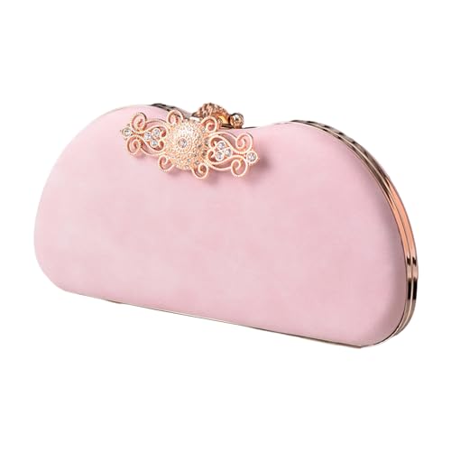 BUBEFSKD Strasskupplungsbeutel Für Hochzeitsfeier Frauen Mädchen Formelle Abendtasche Mit Kettenbankett Geldbörse Frauen Cocktail Handtasche Frauenhandtasche von BUBEFSKD