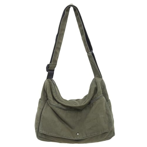 BUBEFSKD Stylische Leinwand Crossbody Tasche Für Frauen Mädchen Vintage Messenger Mit Verstellbarer Gurt Frauen Leinwand Schulter BUBEFSKD Stylische Leinwand Crossbody Tasche Für Frauen Mädchen Vintage Messenger Mit Verstellbarer Gurt Frauen Leinwand Schulter von BUBEFSKD