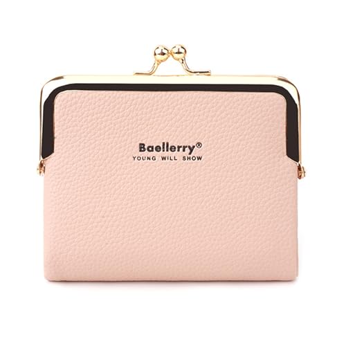 BUBEFSKD Stylische Münzgrundtasche Kompakte Und Praktische Kurzbrieftasche Für Frauen Für Den Täglichen Gebrauch Trendige Kurze Geldbörse von BUBEFSKD