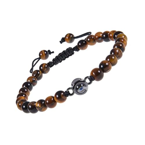 BUBEFSKD Stylish Crystals Projektionsarmband Zeigt Dass Ich Dich In 100 Sprachen Liebt. Tolle Geschenke Für Liebhaber Und Partner Täglich Gebrauch Paar Schmuck Schmuck von BUBEFSKD