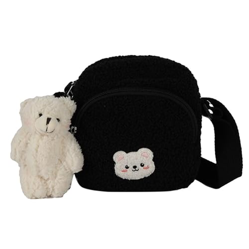 BUBEFSKD Süßer Plüsch Crossbody Geldbeutel Anhänger Satchel Umhängetasche Messenger Handtasche Für Frauen Mädchen Frauen Plüsch Schulter BUBEFSKD Süßer Plüsch Crossbody Geldbeutel Anhänger Satchel Umhängetasche Messenger Handtasche Für Frauen Mädchen Frauen Plüsch Schulter von BUBEFSKD
