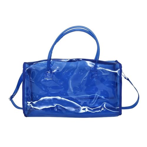 BUBEFSKD Süßwarenfarbene Klare Tasche Mit Großen Kapazitätsumbtertaschen PVC Crossbody Handtasche Für Die Organisation Von Toilettenartikeln Schulwohnungen von BUBEFSKD