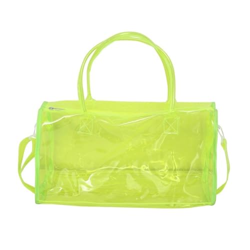 BUBEFSKD Süßwarenfarbene Klare Tasche Mit Großen Kapazitätsumbtertaschen PVC Crossbody Handtasche Für Die Organisation Von Toilettenartikeln Schulwohnungen von BUBEFSKD