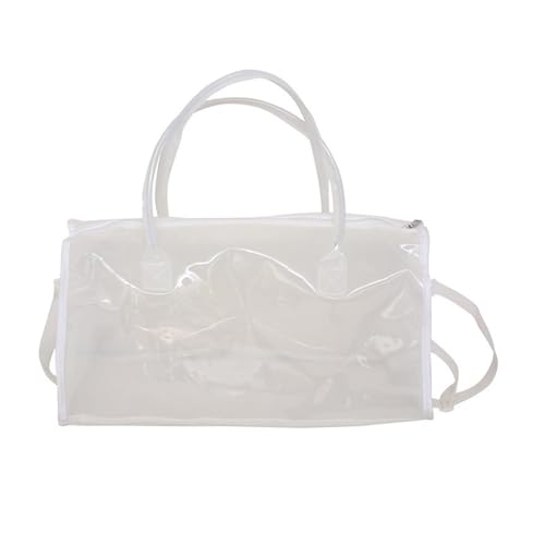 BUBEFSKD Süßwarenfarbene Klare Tasche Mit Großen Kapazitätsumbtertaschen PVC Crossbody Handtasche Für Die Organisation Von Toilettenartikeln Schulwohnungen BUBEFSKD Süßwarenfarbene Klare Tasche Mit Großen Kapazitätsumbtertaschen PVC Crossbody Handtasche Für Die Organisation Von Toilettenartikeln Schulwohnungen von BUBEFSKD