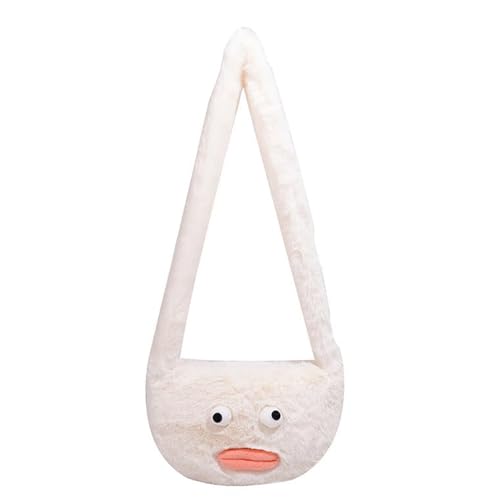 BUBEFSKD TOTE BAG Y2K Plüsch Schulter Frauen Pelzige Geldbörse Süße Plüsch Damen Kunstpelze Für Und Winterpelzbörsen Und Handtaschen von BUBEFSKD