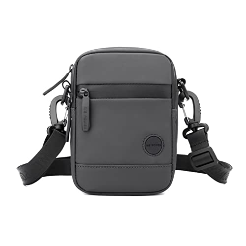BUBEFSKD Tragbare Männer Messenger Taschen Schulter Beutel Crossbody Mann Geld Geldbörse Multifunktion Taille Travel Pack Shoulder Freizeit Sport Handy Männliche Geldbörse Vater Freund Geschenk von BUBEFSKD