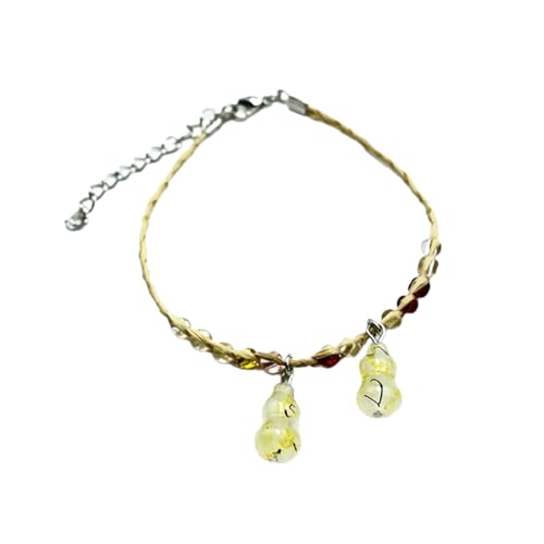 BUBEFSKD Trendarmband Modische Kristallkürbisse Anhänger Armband Armreifen Handgezogen BUBEFSKD Trendarmband Modische Kristallkürbisse Anhänger Armband Armreifen Handgezogen von BUBEFSKD