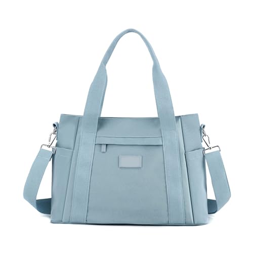 BUBEFSKD Trendy Nylon Crossbody Bag Mode Große Handtasche Mit Reißverschluss Für Fraueneinkäufe Und Reise Umhängetasche von BUBEFSKD