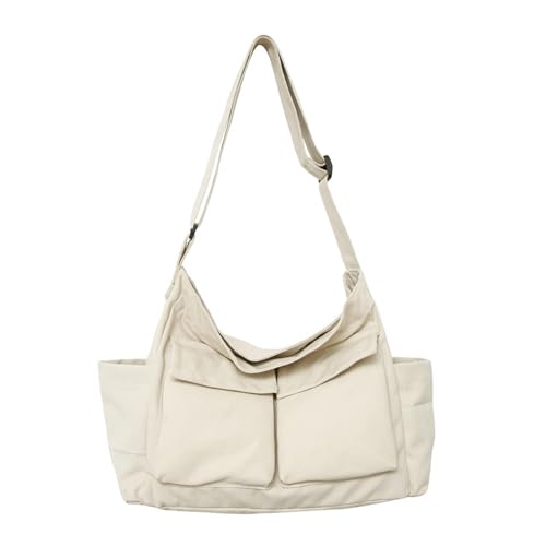 BUBEFSKD Trendy Weiche Umhängetasche Stilvolle Und Praktische Crossbody Taschen Aus Leinwand Für Frauen Perfekt Reisen Oder Freizeit Die Japanische Crossbody Tasche von BUBEFSKD