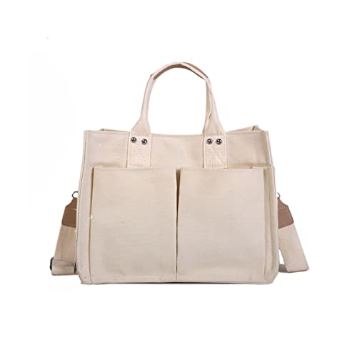 BUBEFSKD Umgangsbeutel Mit Großer Kapazität Für Frauen Mehrfachpocket Handtaschen Reisende Lady Leinwand Messenger Messenger Damen Leinwand Schulter Obergriff Handtasche Lady Große Kapazität BUBEFSKD Umgangsbeutel Mit Großer Kapazität Für Frauen Mehrfachpocket Handtaschen Reisende Lady Leinwand Messenger Messenger Damen Leinwand Schulter Obergriff Handtasche Lady Große Kapazität von BUBEFSKD