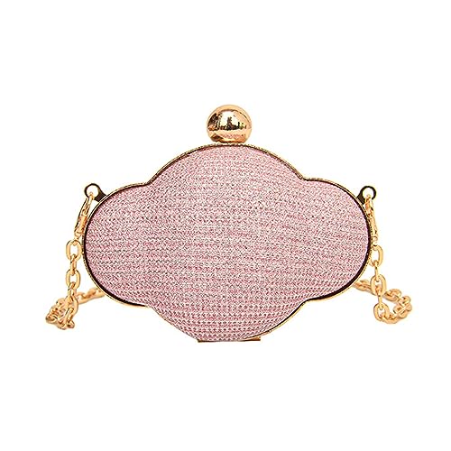 BUBEFSKD Und Modische Abendbeutel Auffällige Kette Schulter Crossbody Clutch Für Frauen Lippenstift Schlüsselbund BUBEFSKD Und Modische Abendbeutel Auffällige Kette Schulter Crossbody Clutch Für Frauen Lippenstift Schlüsselbund von BUBEFSKD