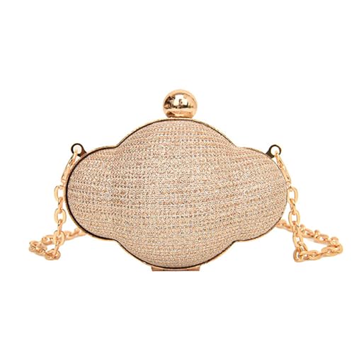 BUBEFSKD Und Modische Abendbeutel Auffällige Kette Schulter Crossbody Clutch Für Frauen Lippenstift Schlüsselbund BUBEFSKD Und Modische Abendbeutel Auffällige Kette Schulter Crossbody Clutch Für Frauen Lippenstift Schlüsselbund von BUBEFSKD