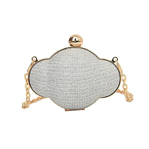 BUBEFSKD Und Modische Abendbeutel Auffällige Kette Schulter Crossbody Clutch Für Frauen Lippenstift Schlüsselbund BUBEFSKD Und Modische Abendbeutel Auffällige Kette Schulter Crossbody Clutch Für Frauen Lippenstift Schlüsselbund von BUBEFSKD