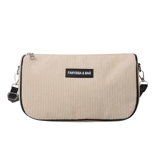 BUBEFSKD Unisex Corduroy Messenger Bag Umhängetaschen Reißverschluss Für Einkaufsarbeiten Und Dating Stilvolle Cord Umhängetasche BUBEFSKD Unisex Corduroy Messenger Bag Umhängetaschen Reißverschluss Für Einkaufsarbeiten Und Dating Stilvolle Cord Umhängetasche von BUBEFSKD