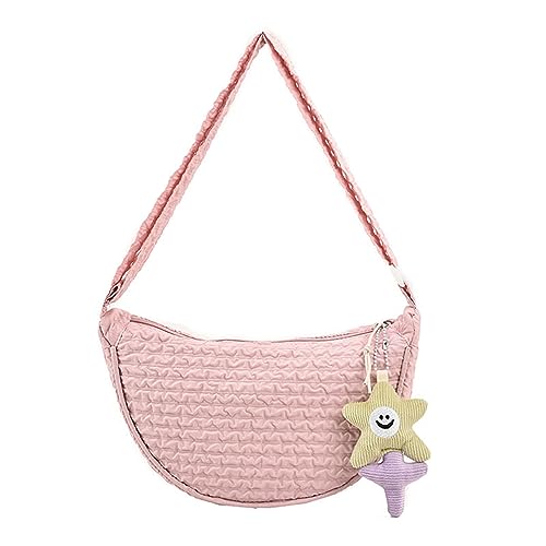 BUBEFSKD Unterarmtasche Vielseitige Dame Geldbeutel Modetrendy Handtaschen Umhängetaschen Lady Geldbeutel Für Frauen Mädchen Achselhöhlen Taschen Mode Knödel Tasche von BUBEFSKD