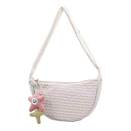 BUBEFSKD Unterarmtasche Vielseitige Dame Geldbeutel Modetrendy Handtaschen Umhängetaschen Lady Geldbeutel Für Frauen Mädchen Achselhöhlen Taschen Mode Knödel Tasche von BUBEFSKD