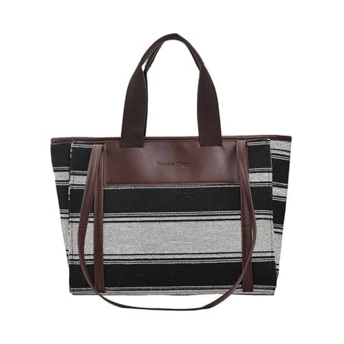 BUBEFSKD Vielseitige Streifen Leinwand Taschen Umhängetaschen Handtasche Für Arbeiten Und Reisen Canvas Einkaufstasche Für Frauen BUBEFSKD Vielseitige Streifen Leinwand Taschen Umhängetaschen Handtasche Für Arbeiten Und Reisen Canvas Einkaufstasche Für Frauen von BUBEFSKD