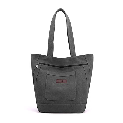 BUBEFSKD Vintage Canvas Einkaufstaschen Für Frauen Käufer Mädchen Handtaschen Reißverschluss Großer Kapazität Umhängetasche Leinwand Umhängetasche Groß BUBEFSKD Vintage Canvas Einkaufstaschen Für Frauen Käufer Mädchen Handtaschen Reißverschluss Großer Kapazität Umhängetasche Leinwand Umhängetasche Groß von BUBEFSKD