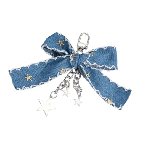 BUBEFSKD Vintage Star Tassels Schlüsselbund Mit Einstellbaren Kettenabnehmbare Ornamente Für Taschen Und Telefonzubehör Verstellbare Taschenkette Dekore von BUBEFSKD