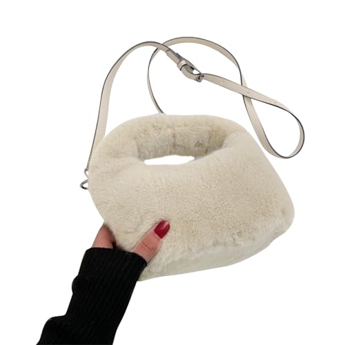 BUBEFSKD Women Messenger Bag Plush Schulter Mode Square Shopping Dating Soft Crossbody Für Tägliche Reisen von BUBEFSKD