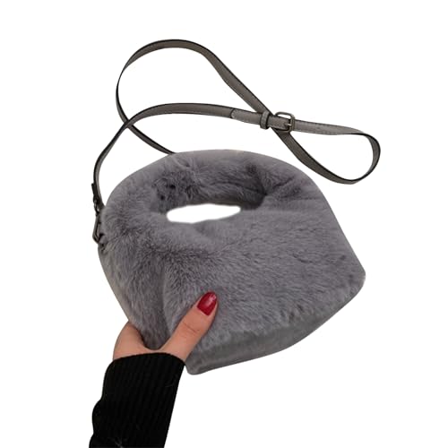 BUBEFSKD Women Messenger Bag Plush Schulter Mode Square Shopping Dating Soft Crossbody Für Tägliche Reisen von BUBEFSKD