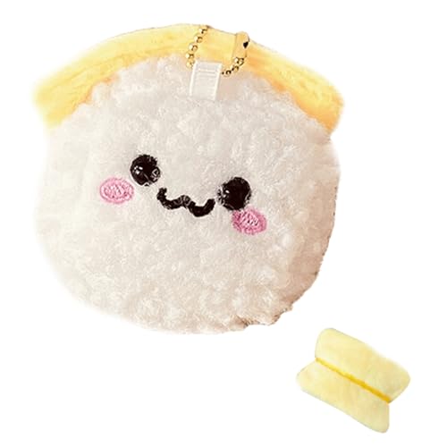 BUBEFSKD Wurgender Sushi Inspiriertes Plüschspielzeug Japanischer Kulturgeschenk Schlüsselbeutel Anhänger Für Rucksack Oder Schlüsselbund Accessoire Culinary Theme Plushie BUBEFSKD Wurgender Sushi Inspiriertes Plüschspielzeug Japanischer Kulturgeschenk Schlüsselbeutel Anhänger Für Rucksack Oder Schlüsselbund Accessoire Culinary Theme Plushie von BUBEFSKD
