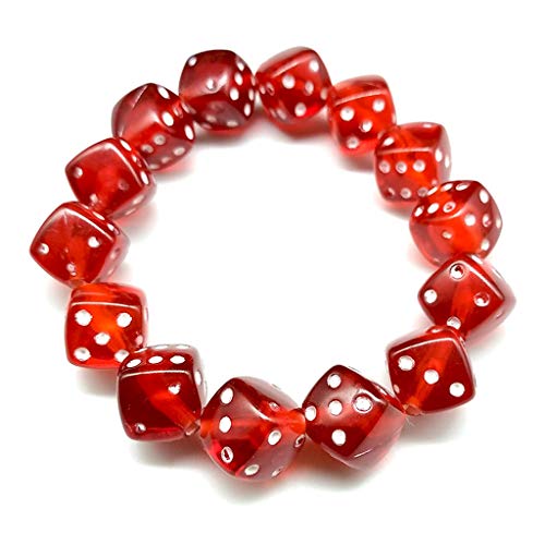 BUBEFSKD Zarte Glückliche Würfel Perlen Stretch Armband Buntes Acrylperlen Armband Schmuck Für Familienmitglieder Täglich Tragen Broschen Für Hochzeitsgold BUBEFSKD Zarte Glückliche Würfel Perlen Stretch Armband Buntes Acrylperlen Armband Schmuck Für Familienmitglieder Täglich Tragen Broschen Für Hochzeitsgold von BUBEFSKD