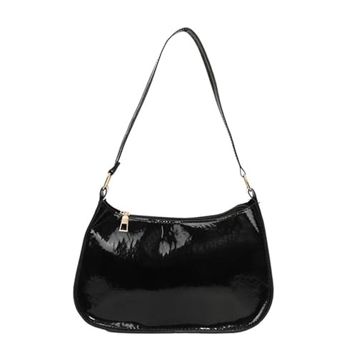 BUBEFSKD Zeitgenössische Umhängetasche Geldbörse Mit Reißverschluss Stilvoller Unterarm PU Leder Satchel Handtasche Für Frauen PU Leder von BUBEFSKD