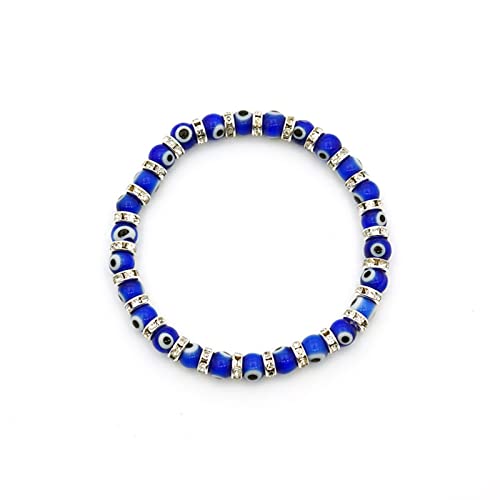 Blaue Böse Augen Runde Glasperlen Armband Wünschen Sich Elastische Seilkette Für Frauen Mode Schmuck Geschenke Augenstrecke Für Frauen Männer Blaue Böse Augen Runde Glasperlen Armband Wünschen Sich Elastische Seilkette Für Frauen Mode Schmuck Geschenke Augenstrecke Für Frauen Männer von BUBEFSKD