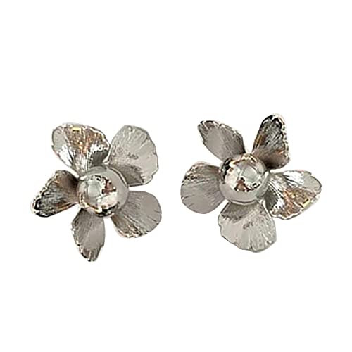 Blumenohrohrringe Party Schmuck Geschenk Ohrring Ohrstolme Mädchen Ohrohrschmuck Legierung Für Party Metal von BUBEFSKD