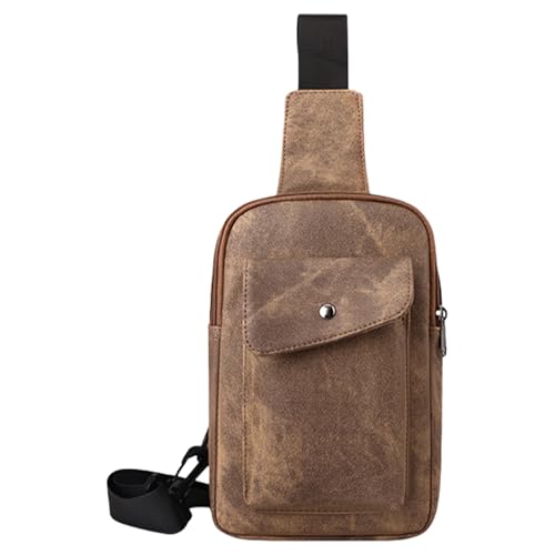 Brustbeutel Mit Verstellbarem Riemen Kleine Crossbody Reiseschlingen Für Sport Running Wandermann Slings Wanderungen Casual Daypacks Kleine Crossbody Tasche von BUBEFSKD