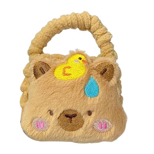 Cartoon Animal Schlüsselbeutel Bag Pelzig Gestrickt von BUBEFSKD