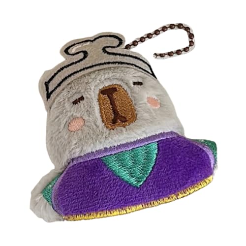 Cartoon Kapibala Plüsch Spielzeug Keyring Weiche Gefülltes Puppenbeutel Charm Miniatur Ausgestopfte Puppen Für Partydekoration Geschenkauto Schlüssel Dekoration von BUBEFSKD