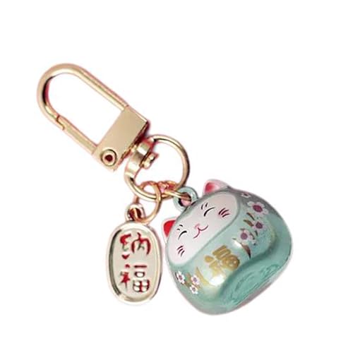 Cats Schlüsselringbeutel Charme Japanische Styles Cartoon Schlüsselbeutel Anhänger Für Schlüssel Und Autodekoration Geschenkmetallschlüsselring Für Frauen von BUBEFSKD
