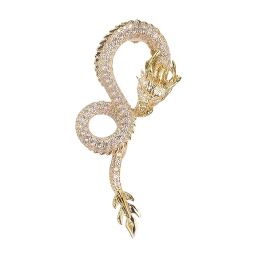 Chinese Dragon Pin Brosche Mode Legierung Dragon Crystal Revers Pin Chinese Badge Charme Dress Accessoire Chinese Dragon Pin Brosche Mode Legierung Dragon Crystal Revers Pin Chinese Badge Charme Dress Accessoire von BUBEFSKD