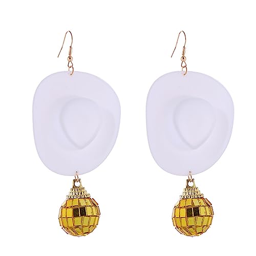 Cowgirl Ohrringe Cowboy Hats Ball Tropfen Dangle Ohrring Disco Theme Juwely Cowgirl Hook Ohrring Geschenk Cowboy Hat Ball Cowgirl Ohrringe Cowboy Hats Ball Tropfen Dangle Ohrring Disco Theme Juwely Cowgirl Hook Ohrring Geschenk Cowboy Hat Ball von BUBEFSKD