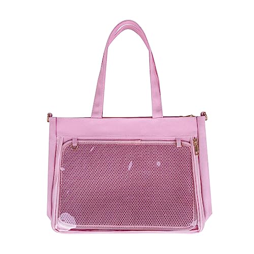 Damen Clear Crossbody Bag Tasche Girl School Messenger Dame Schulter Niedlich Ita Jk Handtasche Anime Satchels Mädchen Süße Ita Transparente Messengerinnen Frauen Schulter Jk Crossbody von BUBEFSKD