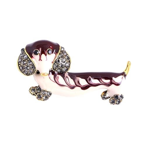 Delicate Dackel Revers Pin Accessoires Elegantes Dackant Dackel Broschen Schmuck Auf Dachshund Form. von BUBEFSKD
