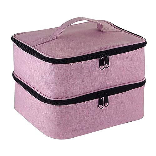 Doppelschicht Nagellacktransportbeutel Organizer Beutel Halt 30 Flaschen Aufbewahrungsbox Hülle Mit Tragbarem Speichergehäuse Doppelschicht Nagellacktransportbeutel Organizer Beutel Halt 30 Flaschen Aufbewahrungsbox Hülle Mit Tragbarem Speichergehäuse von BUBEFSKD