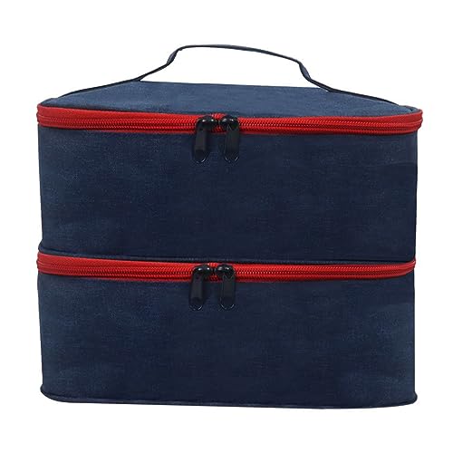 Doppelschicht Nagellacktransportbeutel Organizer Beutel Halt 30 Flaschen Aufbewahrungsbox Hülle Mit Tragbarem Speichergehäuse Doppelschicht Nagellacktransportbeutel Organizer Beutel Halt 30 Flaschen Aufbewahrungsbox Hülle Mit Tragbarem Speichergehäuse von BUBEFSKD