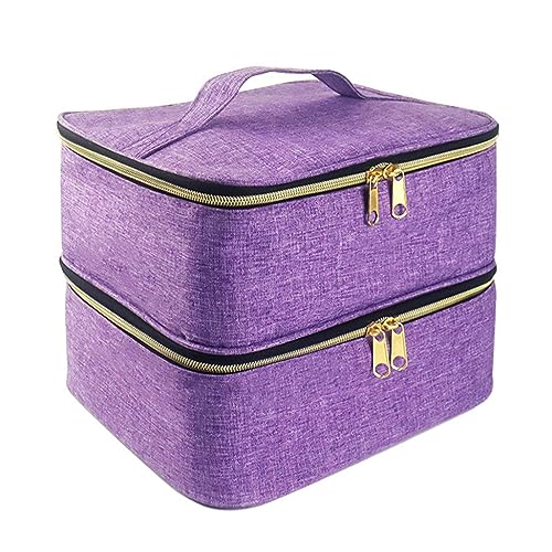 Doppelschicht Nagellacktransportbeutel Organizer Beutel Halt 30 Flaschen Aufbewahrungsbox Hülle Mit Tragbarem Speichergehäuse Doppelschicht Nagellacktransportbeutel Organizer Beutel Halt 30 Flaschen Aufbewahrungsbox Hülle Mit Tragbarem Speichergehäuse von BUBEFSKD