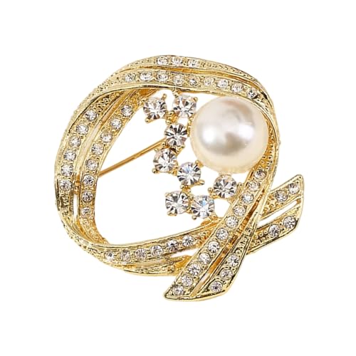 Easy Clasp Leichtmetall Strasssteine ​​Perlen Brosche Für Formelle Anlässe Lässig Outfits Stylish Accessoires Geschenkperlen Und Kristalle Brosche Für Formelle Veranstaltung von BUBEFSKD